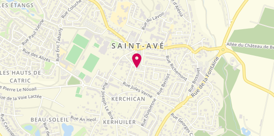Plan de Saint-Ave Conduite, 18 Rue Duguesclin, 56890 Saint-Avé