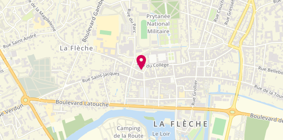 Plan de Europ'Formation Ecole de Conduite Agréee, 4 Rue des Lavallois, 72200 La Flèche