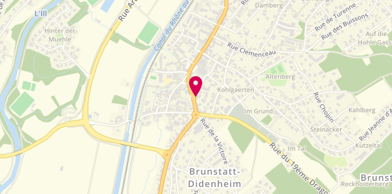 Plan de Auto-École Carly Brunstatt, 329 avenue d'Altkirch, 68350 Brunstatt-Didenheim