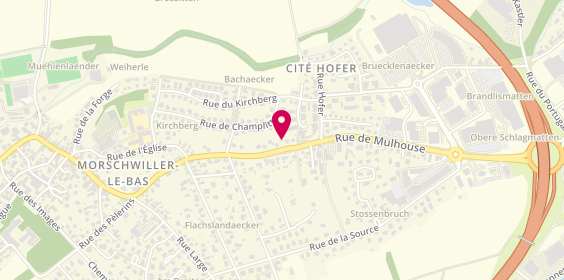 Plan de BASSOMPIERRE Anne, 38 Rue Mulhouse, 68790 Morschwiller-le-Bas