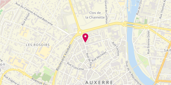 Plan de ECF, 134 Rue de Paris, 89000 Auxerre