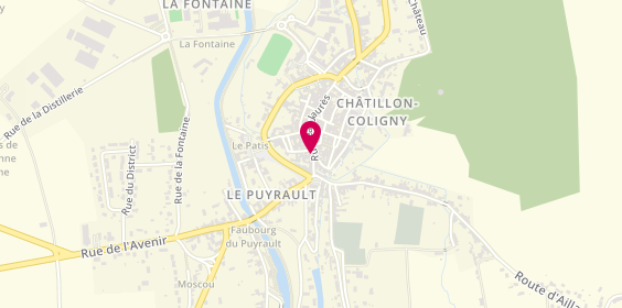 Plan de STEICHEN Marie-Claire, 80 Rue Jean Jaurès, 45230 Châtillon-Coligny