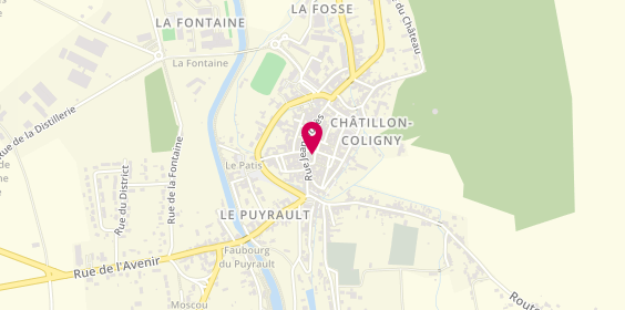 Plan de Auto Ecole Top Conduite, 6 Bis Rue Belle Croix, 45230 Châtillon-Coligny