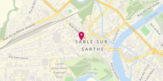 Plan de Lj Conduite, 9 place du Champ de Foire, 72300 Sablé-sur-Sarthe