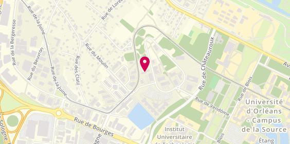 Plan de IFRB Centre-Val de Loire, 774 Boulevard Duhamel du Monceau, 45160 Olivet