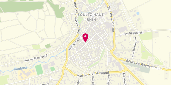 Plan de Auto-Ecole Barberio-Flieg, 28 Rue Maréchal de Lattre de Tassigny, 68360 Soultz-Haut-Rhin