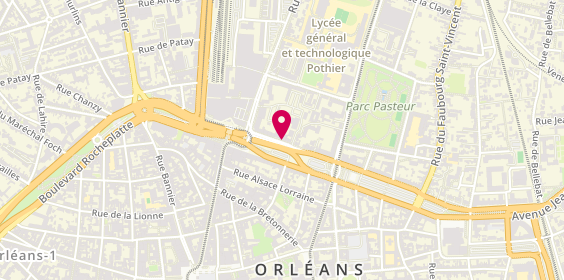 Plan de Point Conduite Orleans, 70 Boulevard Alexandre Martin, 45000 Orléans