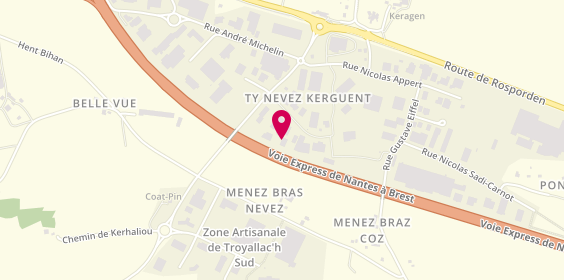 Plan de ECF, Zone Artisanale de Troyalac'h
7 Rue Jean Baptiste Godin, 29170 Saint-Évarzec