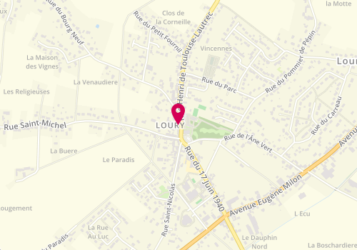 Plan de Driv' Attitude, 40 Rue Henri de Toulouse-Lautrec, 45470 Loury