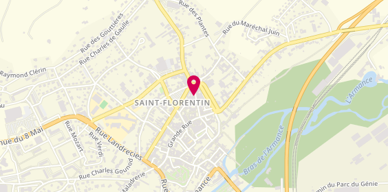 Plan de AUTO ECOLE FLORENTINOISE (Céline DUMOULIN), 13 Rue Dilo, 89600 Saint-Florentin