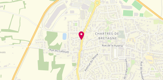 Plan de Fc Chartres de Bretagne, 44 avenue du Général de Gaulle, 35131 Chartres-de-Bretagne