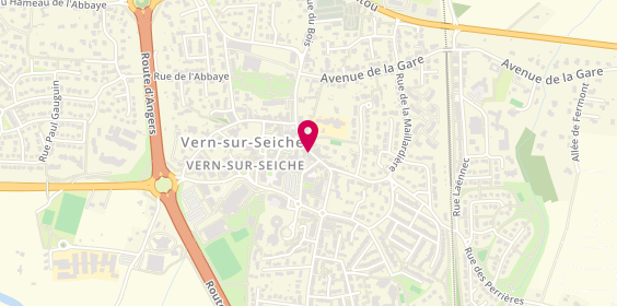 Plan de Auto-ecole VERN CONDUITE, 8 Rue de Châteaubriant, 35770 Vern-sur-Seiche