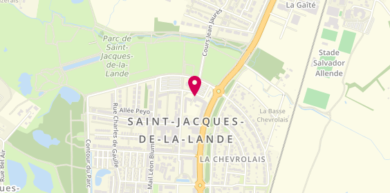 Plan de Auto-Ecole Leconte, Debussy
Rue Claude Bernard, 35136 Saint-Jacques-de-la-Lande