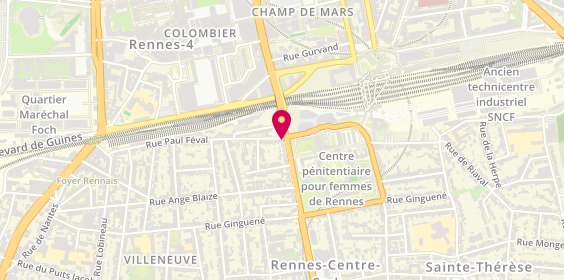 Plan de Sow Drive, 44 Bis Rue de l'Alma, 35000 Rennes