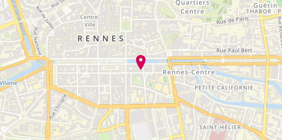 Plan de Auto Ecole Républik, 13 Rue du Pré Botté, 35000 Rennes