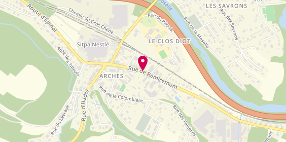 Plan de Junadilou, 11 Rue Remiremont, 88380 Arches