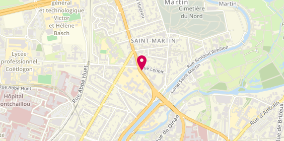 Plan de LORRE Morvan, Rue de Chatillon et 62
200 Rue Saint-Malo, 35700, 35000 Rennes