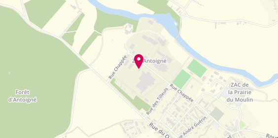 Plan de Auto-Ecole Forget-tinard, Zone Artisanale d'Antoigné, 72380 Sainte-Jamme-sur-Sarthe