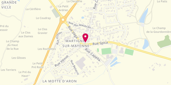 Plan de Orion Conduite, 9 Rue Venus, 53470 Martigné-sur-Mayenne