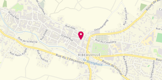 Plan de Bfm68, 6 Place Gouraud, 68150 Ribeauvillé