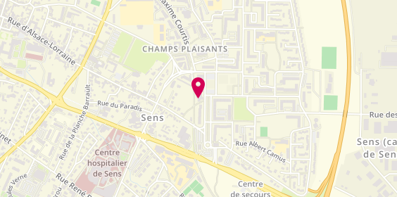 Plan de Bkr Conduite, 19 promenade des Champs Plaisants, 89100 Sens