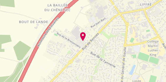 Plan de Auto école Chouet'conduite, 98 Rue de Rennes, 35340 Liffré