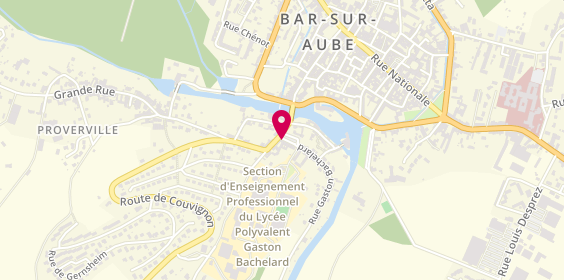 Plan de Auto-Ecole de la Colline, 43 Rue Gaston Bachelard, 10200 Bar-sur-Aube