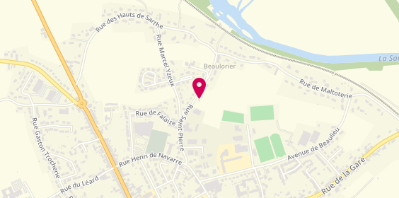 Plan de Auto-école Loriot, Rue Saint-Pierre, 72170 Beaumont-sur-Sarthe