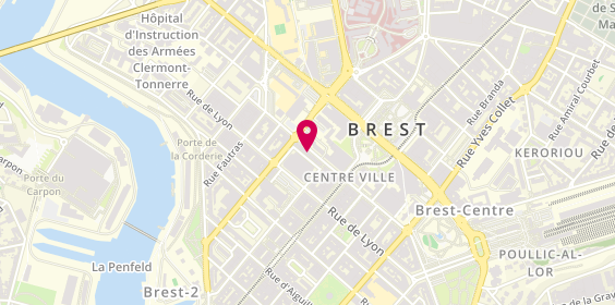 Plan de C.E.R, 12 Rue Algésiras, 29200 Brest