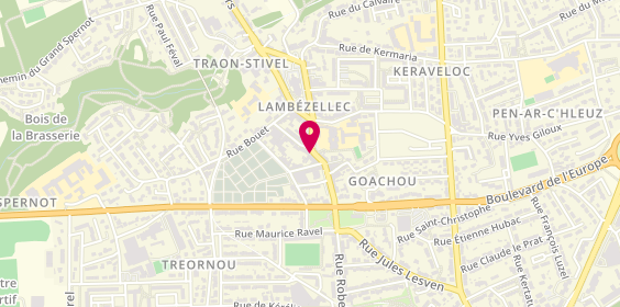 Plan de Lambé Conduite, 15 Rue Robespierre, 29200 Brest