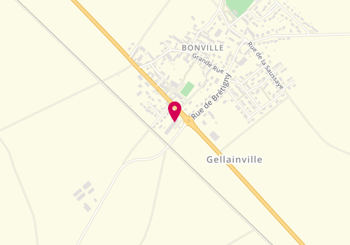 Plan de Auto école de Bonville, 5 parc de l'Equerre, 28630 Gellainville