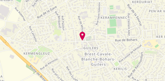 Plan de Accès Conduite, 59 Rue Charles de Gaulle, 29820 Guilers