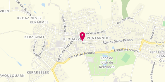 Plan de Auto-école KERMORGANT, 9 Rue de Saint-Renan, 29810 Plouarzel