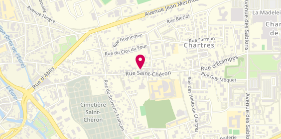 Plan de Cer Fulbert, 47 Rue Saint Chéron, 28000 Chartres