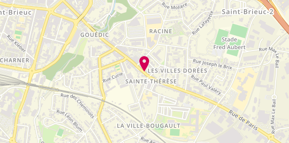 Plan de Auto Ecole Campus, 119 Rue de Gouédic, 22000 Saint-Brieuc
