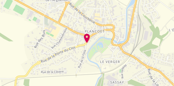 Plan de Auto Ecole Delamarre, 3 Rue de la Prte du Clos, 22130 Plancoët