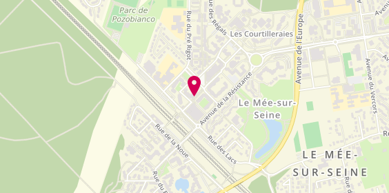 Plan de Flash Conduite, 204 avenue de la Gare, 77350 Le Mée-sur-Seine
