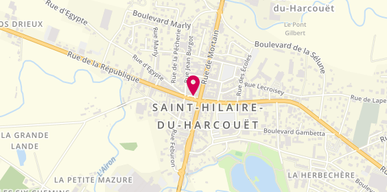 Plan de Auto Moto Ecole Boulay, 10 place Saint-Michel, 50600 Saint-Hilaire-du-Harcouët