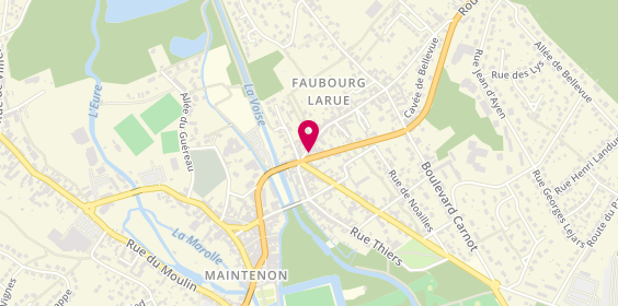 Plan de Auto Ecole Zen Conduite, 2 Rue du Faubourg Larue, 28130 Maintenon