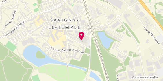 Plan de Mc Savigny 77, 30 place Elisée Reclus, 77176 Savigny-le-Temple