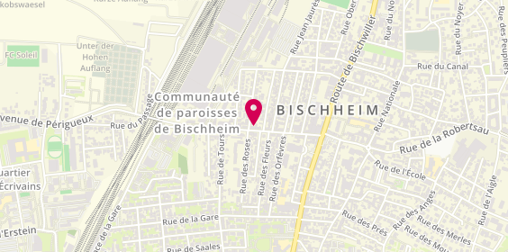 Plan de Auto Ecole Rapido, 24 avenue de Périgueux, 67800 Bischheim
