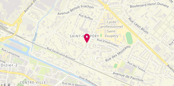 Plan de Auto école Saint Urbain, 49 Rue Anatole France, 52100 Saint-Dizier