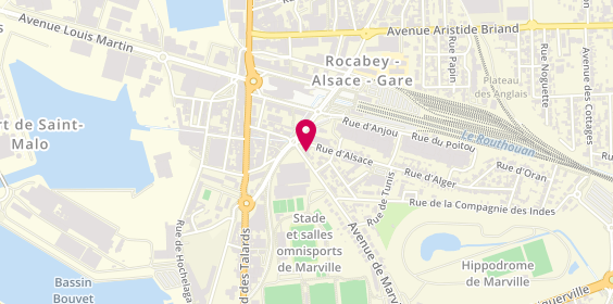 Plan de Auto-École Mazé, 33 avenue de Marville, 35400 Saint-Malo