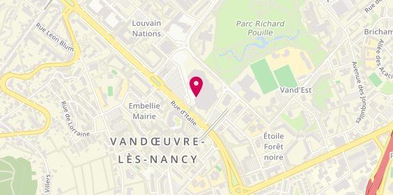 Plan de CER Les Nations - Lorraine Formation Routière changement de propriétaire depuis Fevrier 2022, 23 Boulevard de l'Europe, 54500 Vandœuvre-lès-Nancy
