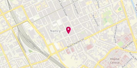 Plan de Auto Ecole Dany, 43 Rue des 4 Églises, 54000 Nancy