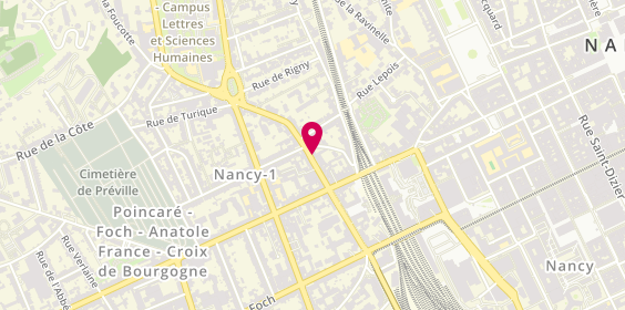 Plan de Centre Conduite Securite Routiere Pole Position, 14 Rue de l'Armée Patton, 54000 Nancy