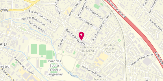 Plan de Mélissa Conduite, 73 Rue de Gravigny, 91380 Chilly-Mazarin