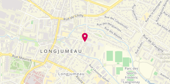 Plan de Point Conduite Longjumeau, 18 avenue du Général de Gaulle, 91160 Longjumeau