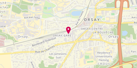 Plan de Auto Ecole de la Gare d'Orsay, 35 Boulevard Dubreuil, 91400 Orsay