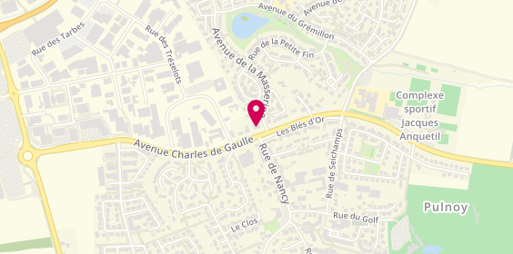 Plan de Auto-école Virlat, 24 avenue Charles de Gaulle, 54425 Pulnoy
